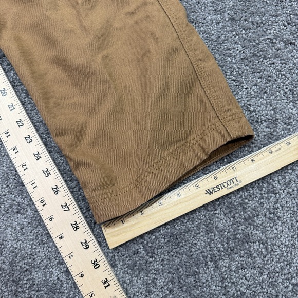 Duluth Pants Mens 36x30 Brown Cargo Straight Canvas Pockets Outdoor Workwear - Picture 5 of 7